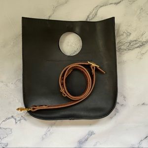 Neva Opet Alice Tote With Optional Exterior Pocket EUC Black